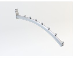 Front Faceout Bend, 7-Pin, Ø25mm, 25cm, Chrome